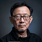 小蓝黑料网资深编辑林子墨头像，男性，戴眼镜，严肃专业的内容审核专家